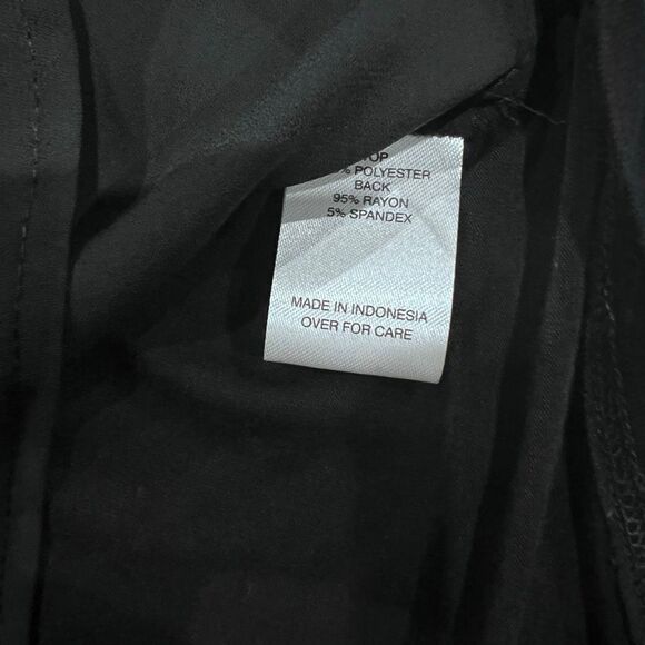 FORTUNE + IVY Helina Black Blouse Size XXL Mixed Material Sleeveless Stitch Fix - Picture 15 of 16